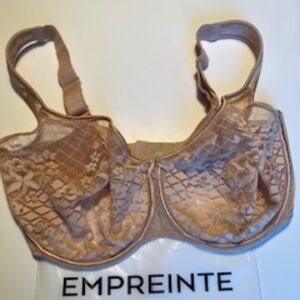 Empreinte 0786 Melody Caramel Seamless Underwire Bra NWOT